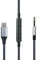 ABLET USB C auf 3,5 mm Audiokabel, Remote-Lautstärke, Mikrofon, kompatibel mit Sony/Philips/Skullcandy-Kopfhörern/Auto-Aux/Audio-Player mit 3,5-mm-Anschluss, kompatibel mit Samsung Galaxy für Oneplus
