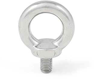 Golfare Maschio in Acciaio Zincato | Gancio Filettato con Occhiello | Anello a Vite Maschio per Fissaggi e Sollevamenti | Accessorio per Ferramenta, Costruzioni, Impianti (MASCHIO,M16)