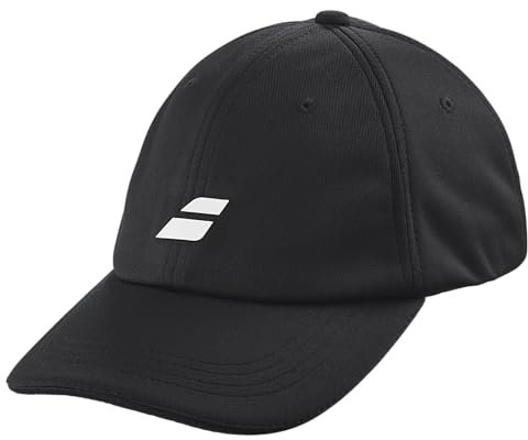 Babolat, Leichte und Bequeme Kappe Modell UV-Schutz, Einheitsgröße, Farbe Schwarz, Schnelltrocknend, Verstellbar hinten, Ideal für Sport und Outdoor-Aktivitäten.