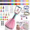 Kit Braccialetti Amicizia Fai da Te Bambina, con 50 Fasci di Fili e Porta Cellulare Set Crea Ragazza Realizzazione Dell Bracciale Macchina Regalo 6-12 anni Femmina Giochi Creativi Creare Bambini