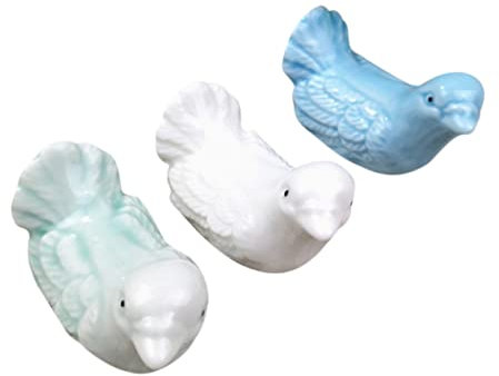 MAGICLULU 3stücke Essstäbchenhalter Aus Keramik in Vogelform Für Haushalt Tisch Ablage Löffelhalter Für Essstäbchen Gabeln Andere Geschirr