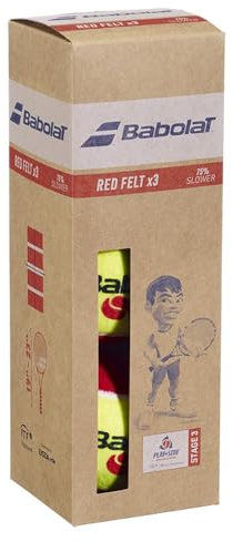 Babolat Red Felt Tennis Balls Box 24 x 3 Balls