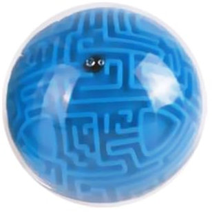 Mini 3D Magic Labyrinth Puzzle Ball Cube Globe Sphere Sphere Labyrinth Spielzeug Gehirn Teaser Lernbildung Puzzle Spielzeuggeschenke (einfach)