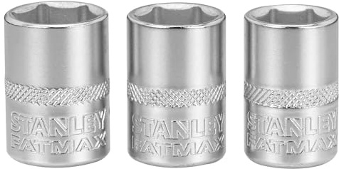 STANLEY Jeu 3 Douilles 1/4 Zoll FATMAX 11-12-13 mm - Douille et accessoire