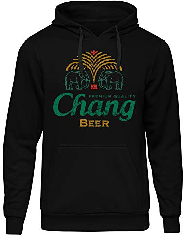 Uglyshirt89 Chang Beer Männer Herren Kapuzenpullover | Bier Party Saufen Fun Thailand