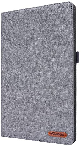 Lobwerk Etui für Lenovo Tab M10 2nd 2020 TB-X306F TB-306X 10.1 Cover Etui mit Standfunktion und Auto Sleep/Wake Funktion Grau