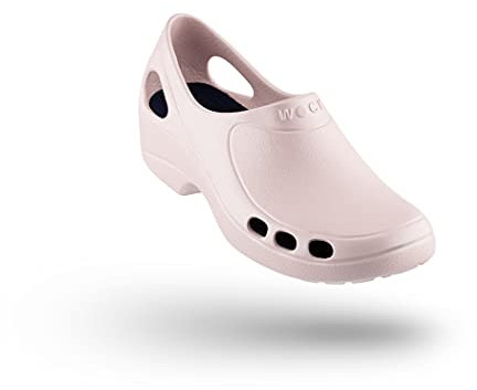 WOCK EVERLITE Open, Zapato Lavable e Muy Ligero, Zueco Sanitario de Trabajo antiestático, Calzado Mujer e Hombre con protección contra liquidos