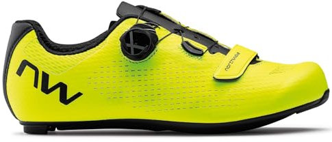 Northwave Storm Carbon 2 Rennrad Fahrrad Schuhe Fluo gelb 2022: Größe: 42