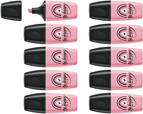 STABILO - Textmarker - BOSS MINI Pastellove 2.0 | 10er Pack, rosiges Rouge
