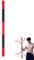 DYK&NX High-Efficiency Fat-Burning Flexibility bar, Schwingstab Flexibar für Ganzkörpertraining für Gegen Rückenschmerzen, Ganzkörpertraining (Color : Red)