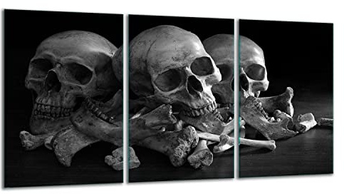 TMK ArtDeko Herdabdeckplatte 3 Teilig 3x30x52 cm - Spritzschutz Herdabdeckung – Herdschutz aus Sicherheitsglas – Robust, Hygienisch & Rutschfest– Schutz für Induktion, Ceran, Gas & Elektro