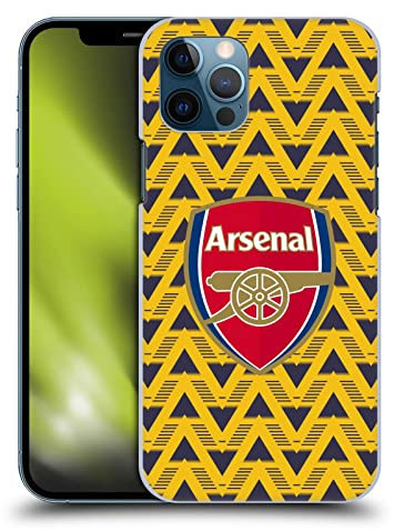 Head Case Designs Offizielle Arsenal FC Blaue Banane Logos Harte Rueckseiten Handyhülle Hülle Huelle kompatibel mit Apple iPhone 12 / iPhone 12 Pro