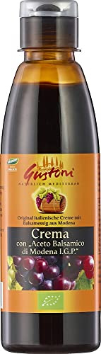 Gustoni Bio Crema con Aceto Balsamico di Modena I.G.P. (1 x 250 ml)