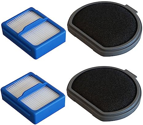 Rediboom 2 Stück Filter Kompatibel für AEG QX9 Staubsauger, AEF167 Waschbar Filterset für AEG QX9-1-50IB, QX9-1-ALRG, QX9-1-ANIM, 2 Vormotorische Filter und 2 Hygienefilter