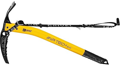 GRIVEL Air Tech Yellow Ice Axe w/Long EVO 53cm CE Mountaineering PIOLETS Unisex Adults, 53