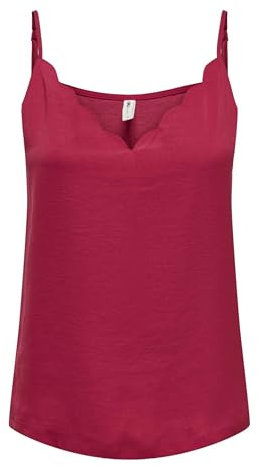 ONLY Damen Onldebbie Singlet Noos WVN Top, Viva Magenta,36