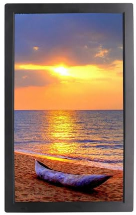 Machine Publicitaire Murale De Bâtiment De 19 Pouces, Écran Publicitaire Ultra-mince Haute Définition, Lecteur D'image Vidéo, Machine Publicitaire D'ascenseur, Facile À Installer ( Color : Black )