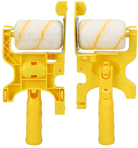 Rouleau à Peinture, Brosse à Rouleau pour Coupe-bordure, Coupe-bordure Multifonctionnelle à Main avec Rouleau de Remplacement, Brosse pour Plafonds Muraux, Peinture de la Maison