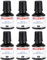 EDDING 6 Nachfülltinten für Permanentmarker, 30 ml, T25, Tropfentropfen, Schwarz