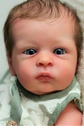 Enjoy with Love Neue 20inch Reborn Puppe Kit Oskar Lifelike Real Soft Touch Real Baby Frische Farbe Unfinished Puppe Teile mit Körper