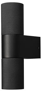 Konstsmide Wandleuchte Temi | schwarz | Outdoor | Lichtkegel oben/unten | 6,5 x 11,5 x 23,5 cm | 7667-750