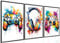 Gaming Room Decor Wall Art Set of 3, Video Gaming Theme Decor Gamer Room Gamepad Graffiti Posters Pictures Wall Art, Gaming Canvas Painting Prints for Teen Boys Room Decor 12x16in Unframed