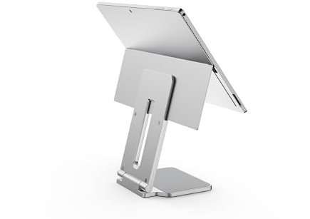 Kensington K58277WW - Soporte Elevador para Tablet Surface en Colaboración con Microsoft, Base Antideslizante y Superficie Acolchada, Diseñado para Surface Pro y Surface Go, 126,4 x 139,4 x 193 mm