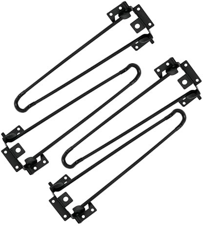 Qrity 20CM Klapptischbeine für DIY Klappcamping Tisch Tragbar, Klapp Couchtisch Bein Tragbar Laptop Tisch für Picknick im Freien