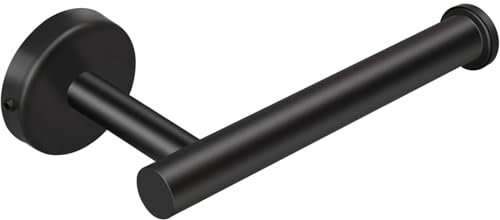 Toilettenpapierhalter Klopapierhalter Klorollenhalter Wc Papier Halterung Wc Rollenhalter Toilettenrollenhalter (1, Schwarz)