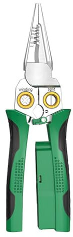 8 in 1 Wire Stripper Twister with Electricity Measurement Function, 2025 Upgrade Wire Stripping Pliers for Cutting and Pulling Wires,Cable Scissors for Scraping and Pressing Wires with Voltage Test
