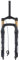 MAYANGYANG Fahrrad Gabel Snow Bike Felge Federgabel 20/26 Zoll Aluminiumlegierung Luftdruck Schnellspanner Fahrradgabel for 26x4 Zoll 20x4 Zoll Fahrradgabeln(26 Remote Gold)