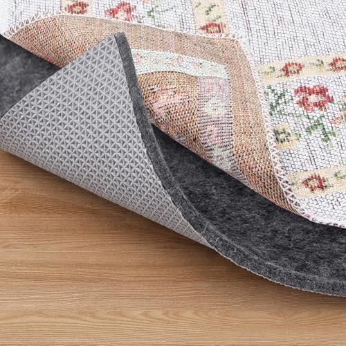 BALEINE Rutschfeste Filzteppich-Pads, extra groß, 0,6 cm dicker Filz und Gummi-Rückseite, stoßdämpfende Teppichunterlage für alle Teppiche und Hartholzböden (2,3 x 3 m)