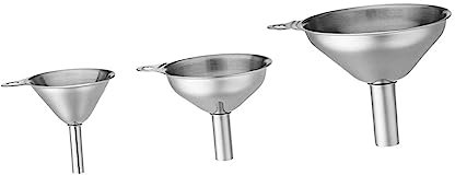 Cabilock Trichter Aus Edelstahl Mini-öl-/wein-entsorger Zum Einfachen Befüllen für Küchengeräte