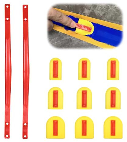 Dayinkes Lot de 11 outils d'étanchéité en silicone - Outil de couture amovible en silicone - Outil d'étanchéité réutilisable - Pour cuisine, salle de bain, joint