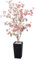 Aphighjoy Kunstpflanze, Gummibaum, künstlich, tropischer Burgunderrot, Ficus, Elastica-Baum, große Bodenpflanzen für Zuhause, Büro, Veranda, Balkon, Raumdekoration (rosa Enkianthus, 1,2 m, 1 Stück)