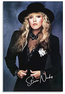 WQBYDS Leinwand Bilder 30 * 50cm Senza Cornice Stevie Nicks Poster Decorazione Soggiorno Camera da letto Pittura