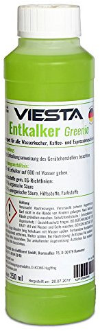 Viesta Flüssig-Entkalker Greenie - für Kaffeevollautomat, Kaffeemaschine, Wasserkocher etc. 250ml, universell einsetzbar