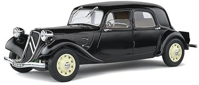 Solido S1800903 421184480-1:18 Citroen Traction (1937) Schwarz