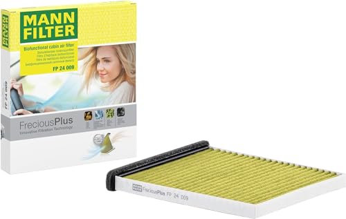 MANN-FILTER FP 24 009 Innenraumfilter/Kabinenluftfilter - FreciousPlus Biofunktionaler Pollenfilter - für Pkw + Transporter