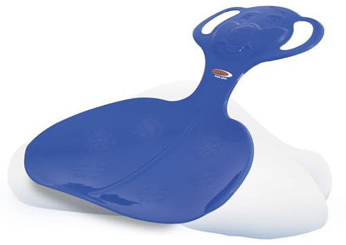 Snow Play Schneeflitzer Bär - Haltegriffe am Pfannenkopf, langlebiger/Flexibler Kunststoffkörper, Bärform am Griff, Leichtgewicht mit nur 160 g