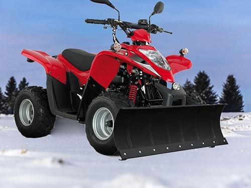 Schneeschaufel Schneeschild Schneeschieber Ersatzteil für/kompatibel mit Dinli Masai 50-100 - 150ccm T-Rex Helix u.ä.