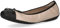 CAPRICE Damen Ballerinas aus Leder mit Lack, Beige (Beige Comb), 39 EU