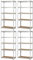 Brigros - Scaffale Metallo Garage 180x90x40cm Ad Alta Portata 875kg, 5 Ripiani Mdf, Scaffale Salvaspazio Ideale Per Garage, Officina, Cantina, Magazzino, Design Modulare (4)