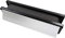 Firestop FS303 10 Defender Fire Rated Letterbox, Satin Anodised Aluminium c/w Black Frame, 30 Minute Fire Rating