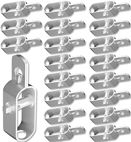 Amagabeli 20 Stück 3# (105mm) Drahtspanner verzinkt, Maschendrahtzaun Spanndraht, Zaunspanner, Drahtzaun Spanner für Garten Spanndraht Wildzaun Forstzaun Weidezaun Knotengeflechtzaun (Silbrig)