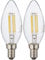 OSRAM Filament LED Lampe mit E14 Sockel, Kerzenform, Kaltweiss, 4000 K, 4 W, Ersatz für 40-W-Glühbirne, LED Retrofit CLASSIC B
