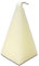 Voodoo Pyramiden Kerze white - Heilungs Ritual - Ritualkerze mit Anleitung - Hoodoo, Conjure - Healing