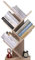 ETNIC ART Libreria ad Albero Moderna Rovere porta dvd a colonna Libri CD salvaspazio Legno portaoggetti scaffali Comodino 40x20x90 scaffale Design Ufficio Ingresso Soggiorno libreria piccola