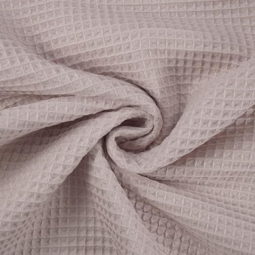 Waffelpique Stoff Lisa, STANDARD 100 by OEKO-TEX, puderrosa (Länge am Stück: ab 50cm / Breite: 150cm)