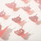 36 Stücke DIY Glitzer Schmetterling Kombination 3D Schmetterling Wandaufkleber Abziehbilder Haus Dekoration (Glitzer Rosa)